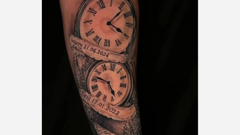 Birth Clock Tattoos