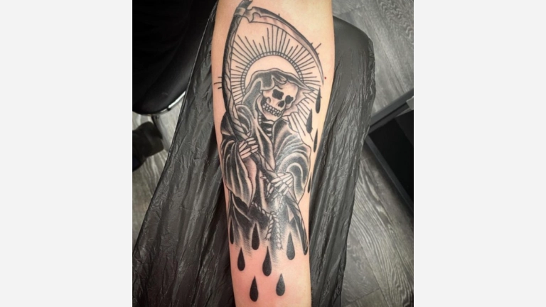 Traditional Grim Reaper Tattoos