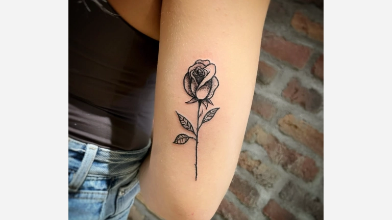 Rose Simple Tattoos