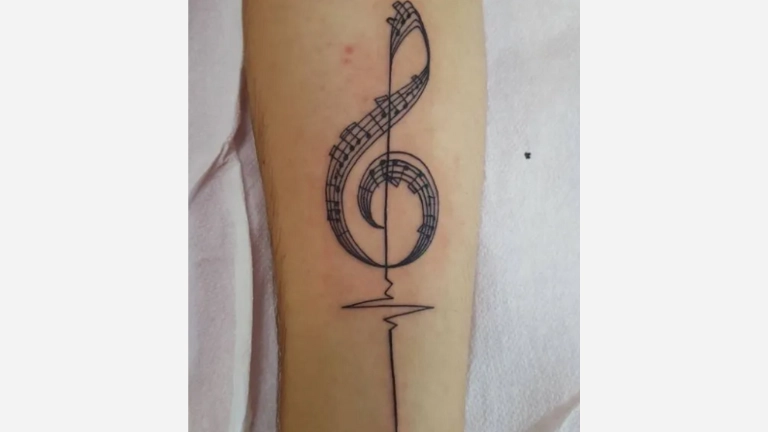 Sign Music Tattoo