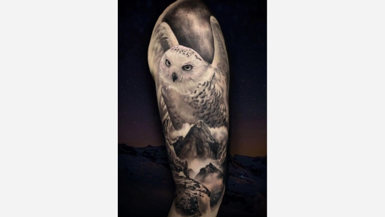 Snowy Owl Tattoos