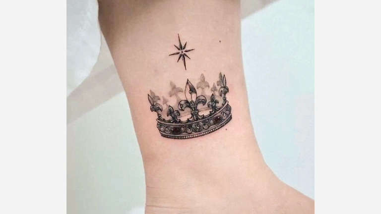 Simple Crown Tattoo