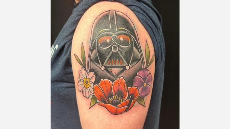 Neo-Traditional Star War Tattoo