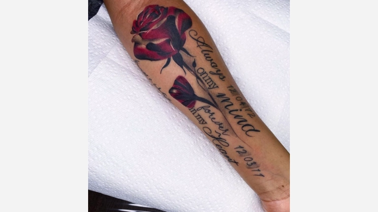 Rose Steam Tattoo