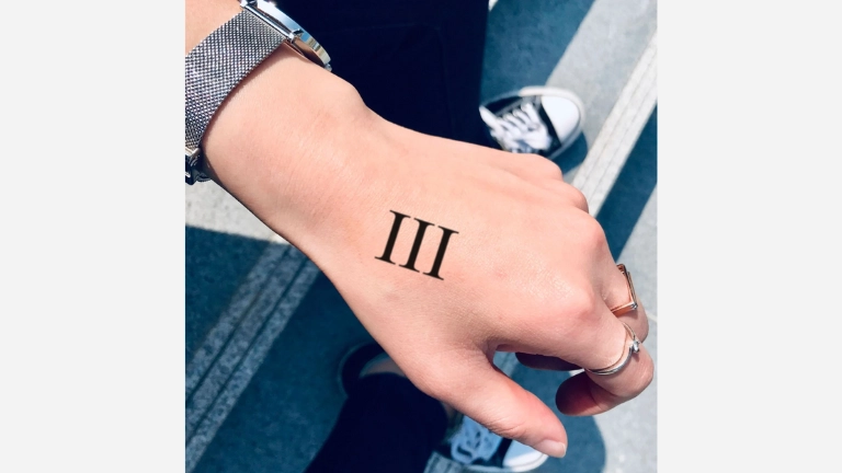 Third Roman Numeral Tattoos