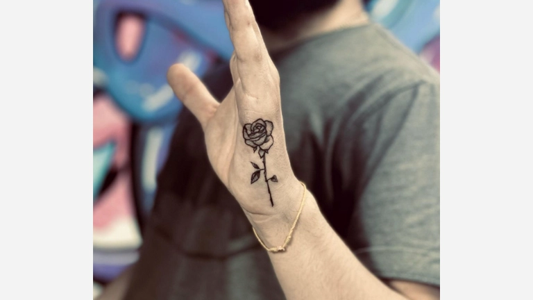 Small Rose Tattoo