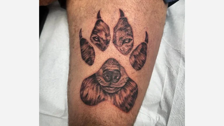 Wolf Paw Tattoo