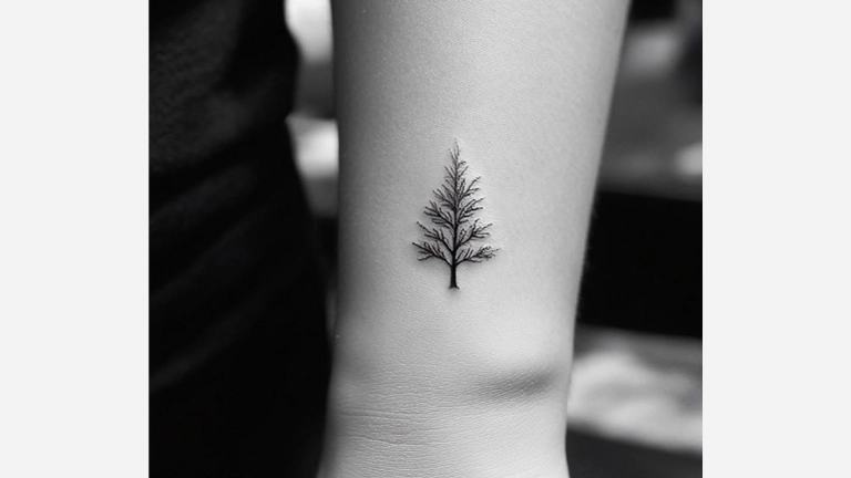 Simple Tree Tattoo