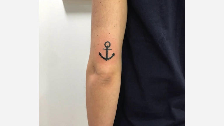 Simple Anchor Tattoo