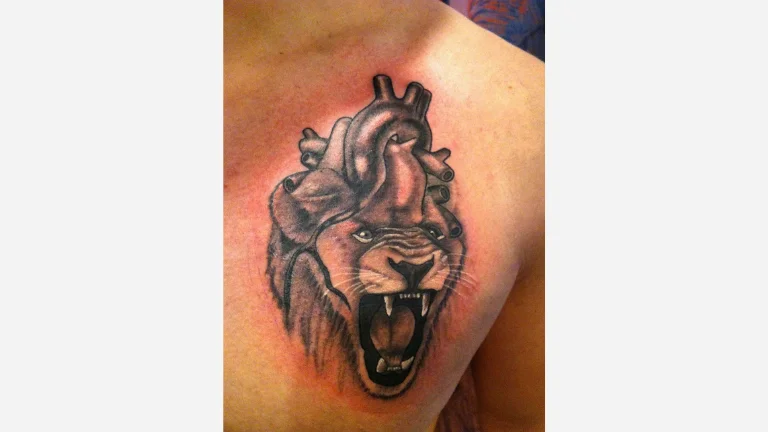 Lion Heart Tattoo