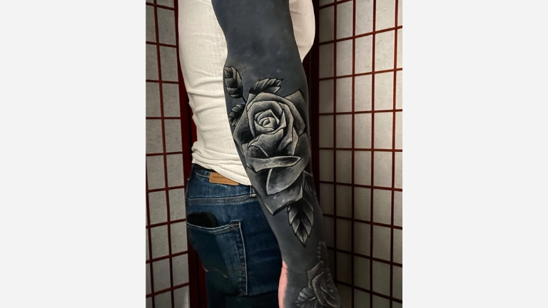 Sleeve Rose Tattoo