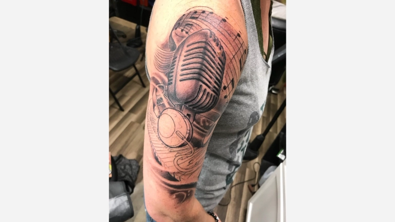 Sleeve Music Tattoo