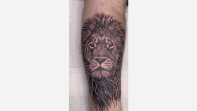 Forearm Lion Tattoo