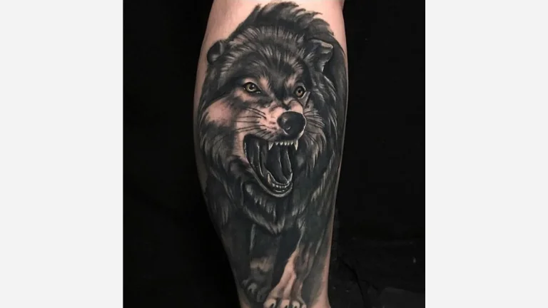 Alpha Wolf Tattoo