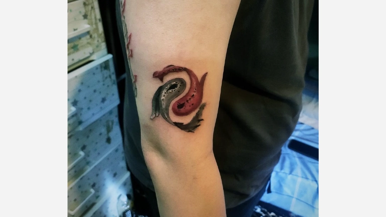 Simple Yin Yang Tattoo