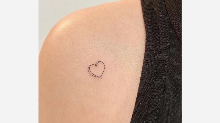 Simple Heart Tattoo