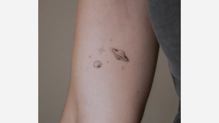 Simple Galaxy Tattoo