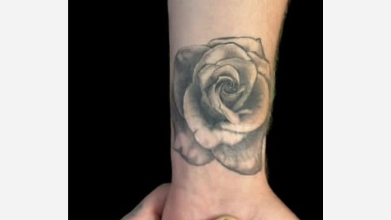 Wrist Rose Tattoo