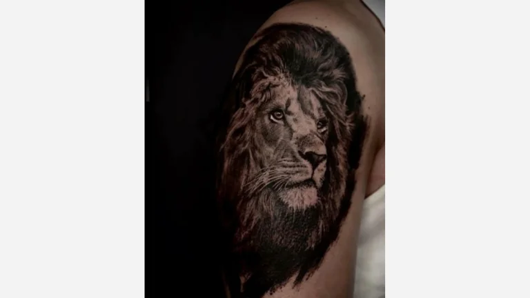 Lion Head Tattoo