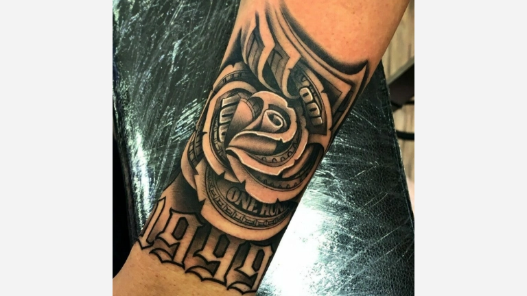 Money Rose Tattoo