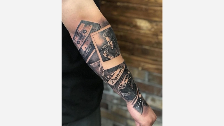 Wrist Music Tattoo