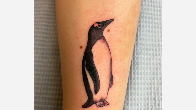 Simple Penguin Tattoo