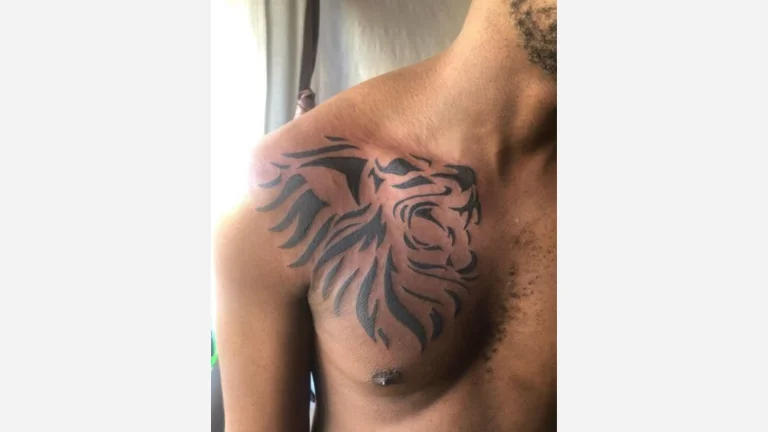 Tribal Lion Tattoo
