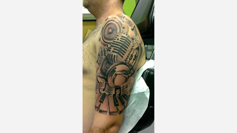 Sheet Music Tattoo