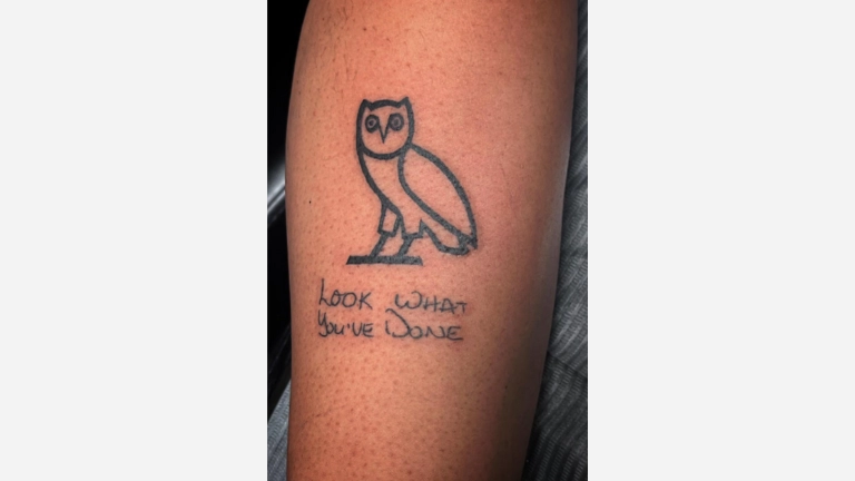 Ovo Owl Tattoo