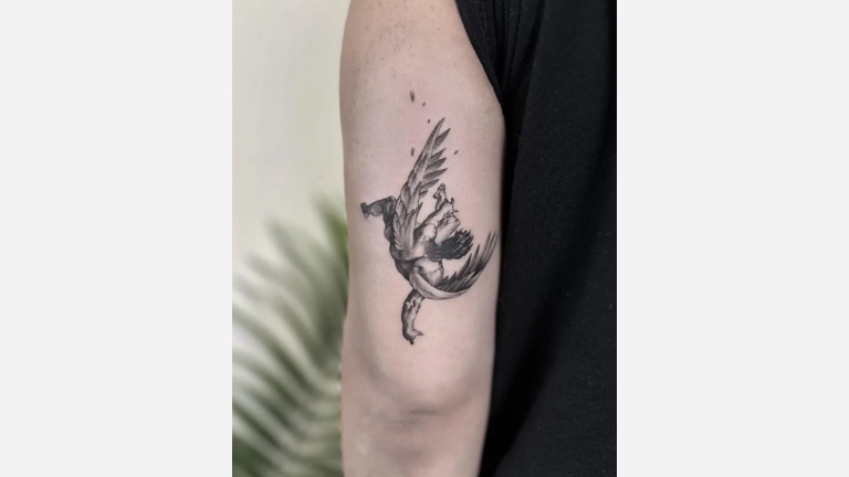 Fallen Angel Tattoo