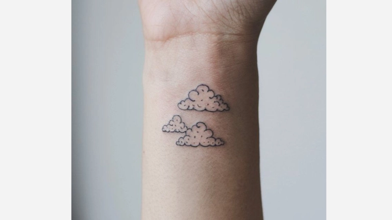 Simple Cloud Tattoo