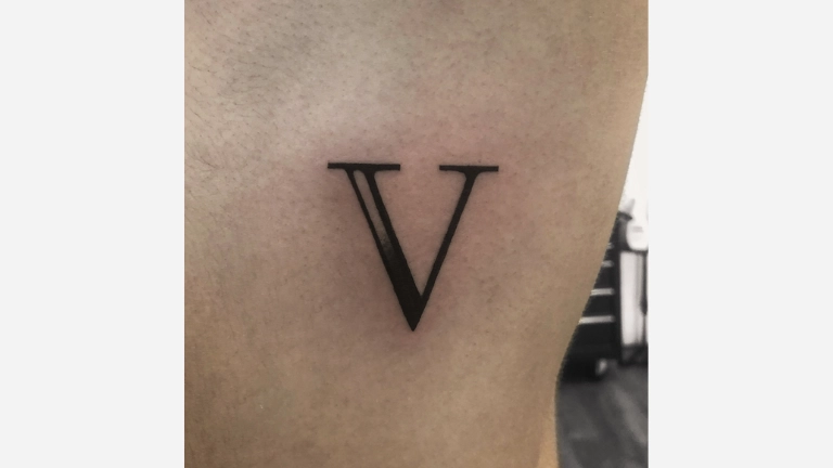5th Roman Numeral Tattoo