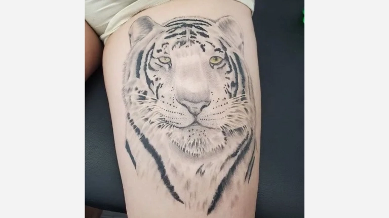 White Tiger Tattoo