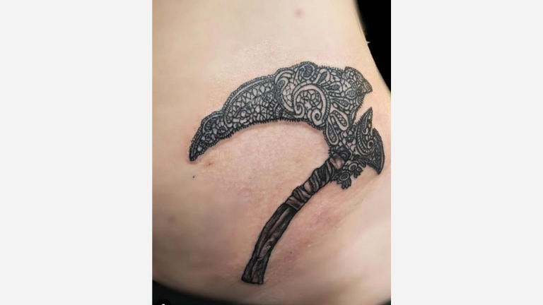 Scythe Grim Reaper Tattoo