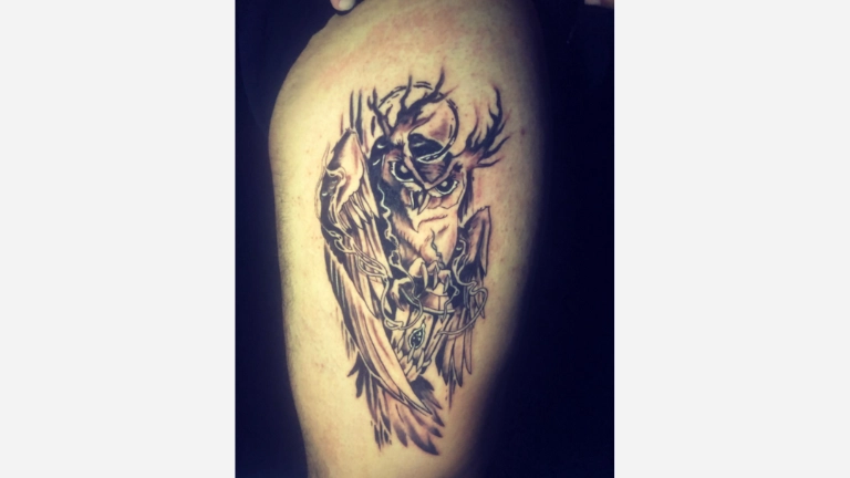 Black Owl Tattoo