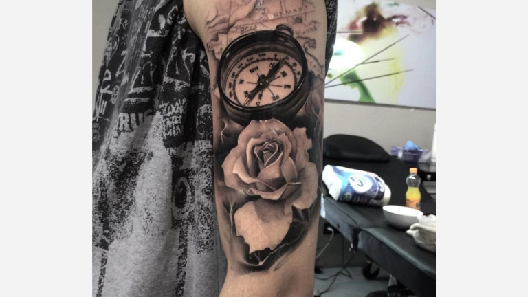Compass Rose Tattoo