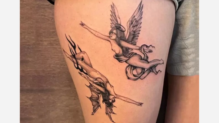 Devil And Angel Tattoo