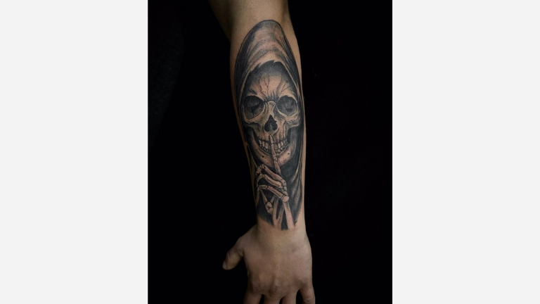 Skull Grim Reaper Tattoo