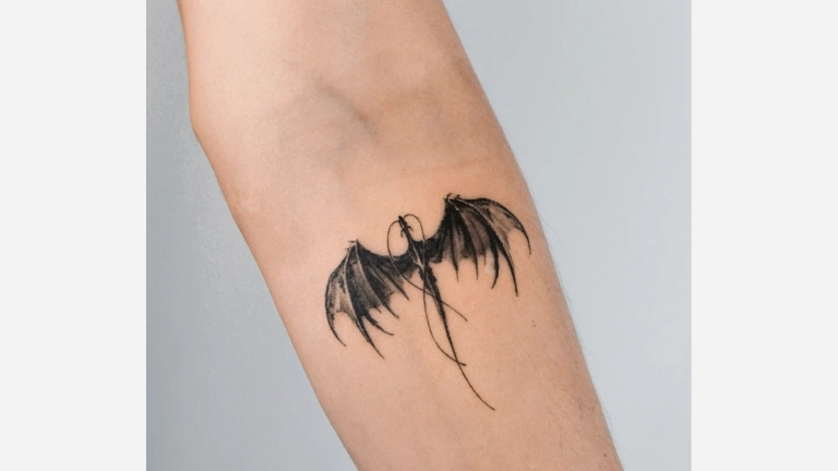 Simple Dragon Tattoo