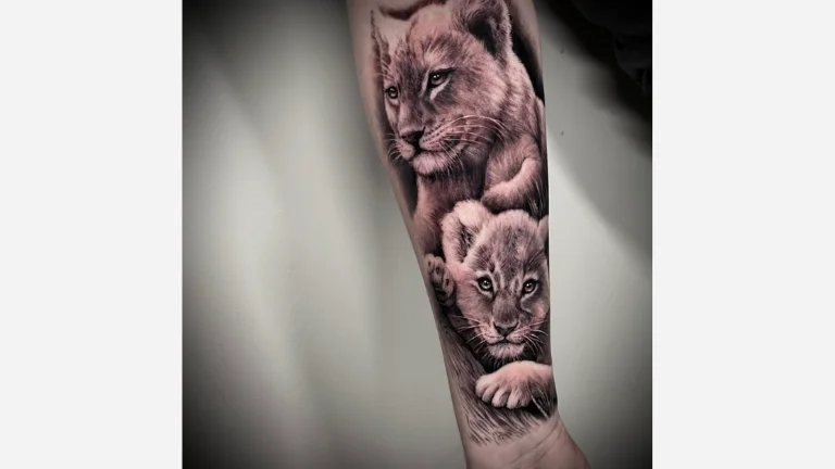 Lion Cub Tattoo