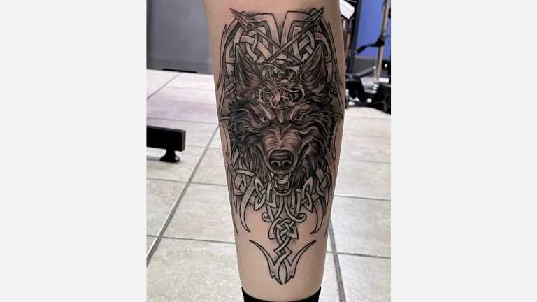 Celtic Wolf Tattoo