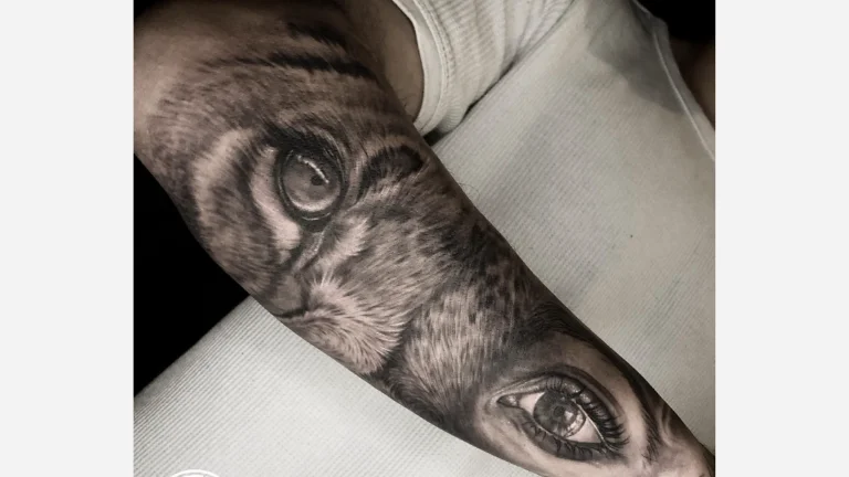Lion Eyes Tattoo