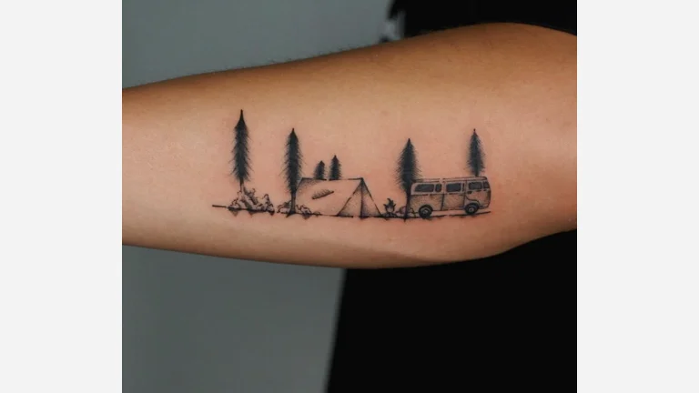 Camping Tattoos