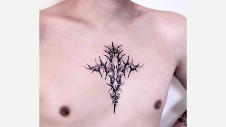 Cross Thorn Tattoo