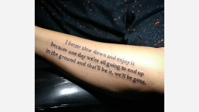 Quote Tattoo