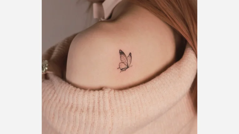 Aesthetic Butterfly Tattoo