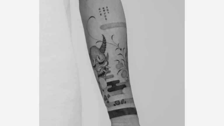 Forearm Wrap Around Tattoo