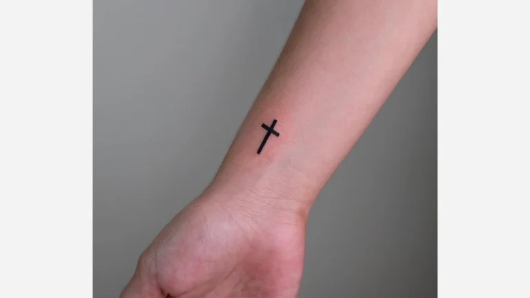 Cross Wrist Tattoo