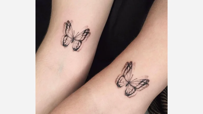 Butterfly Matching Tattoo