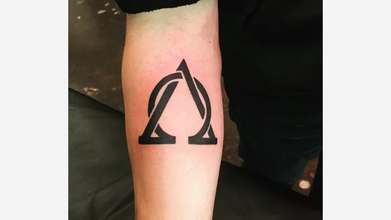 Alpha and Omega Tattoo